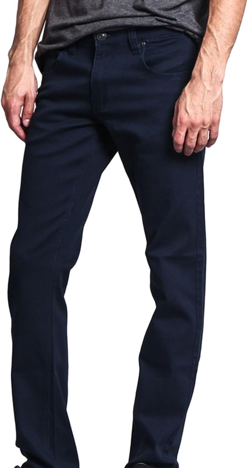 VICTORIOUS Men's Slim Fit Colored Jeans - Image 2