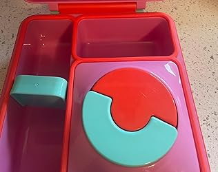 Omie Blue Sky OmieBox Kids Bento Lunchbox, Kunststof,Blauwe hemel