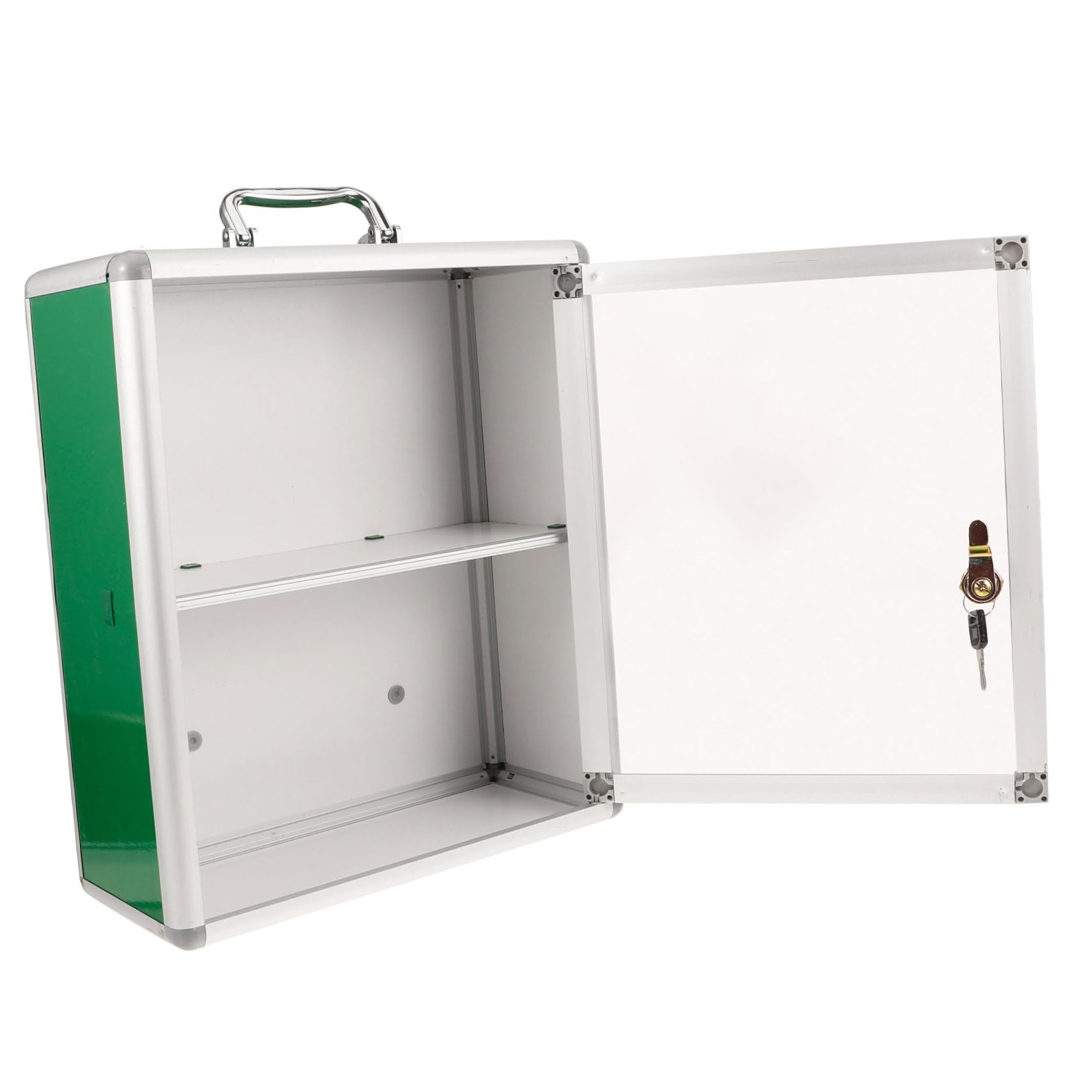 Botiquín para Colgar Pared Gran Capacidad y Puerta Transparente para Primeros Auxilios en Hogar y Oficina Clasificación y Almacenamiento Conveniente