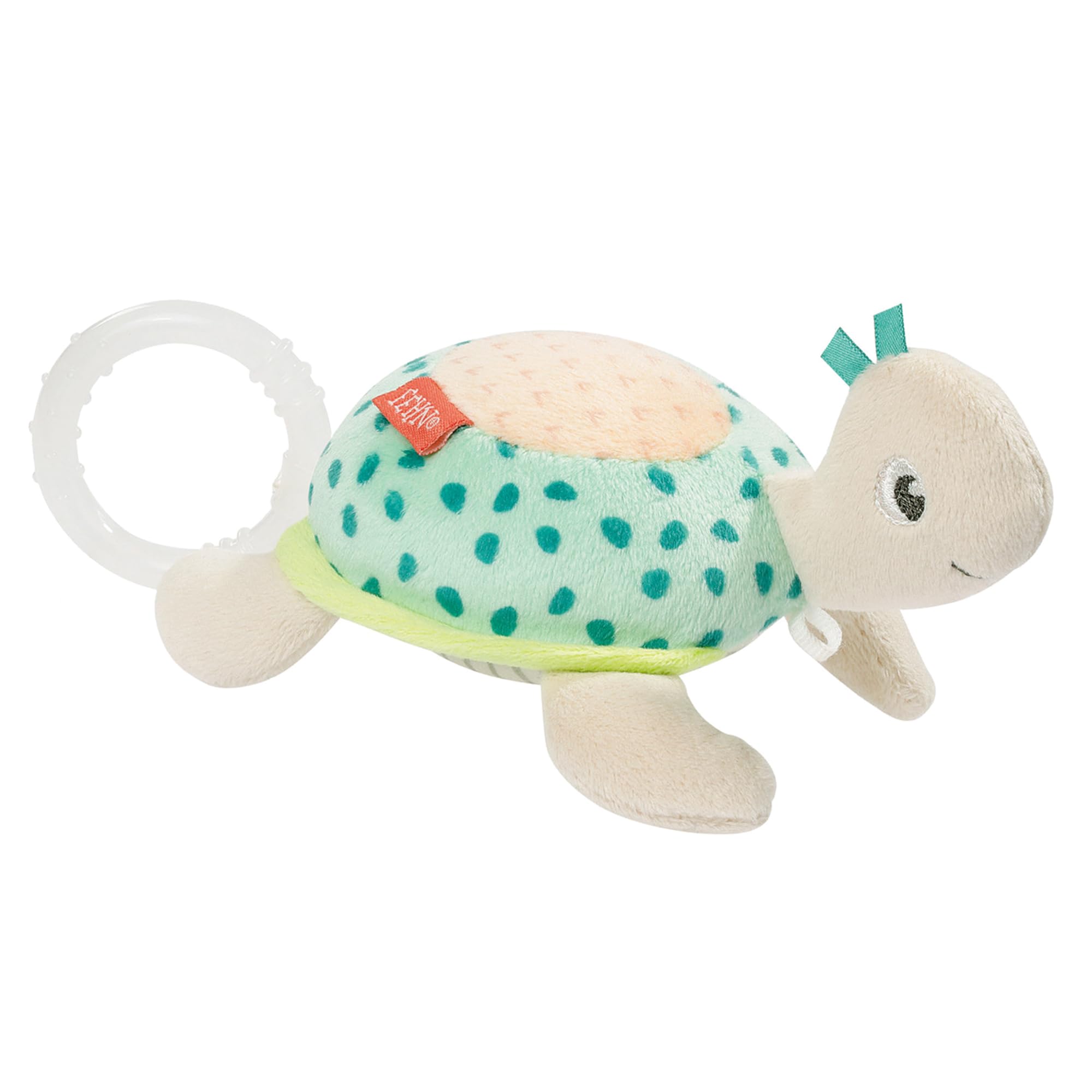 Fehn caja de música bebé tortuga nana, peluche con accesorio, melodía nana "Mozart's lullaby", juguete para bebé para llevar y para casa, juguetes musicales para bebés y niños