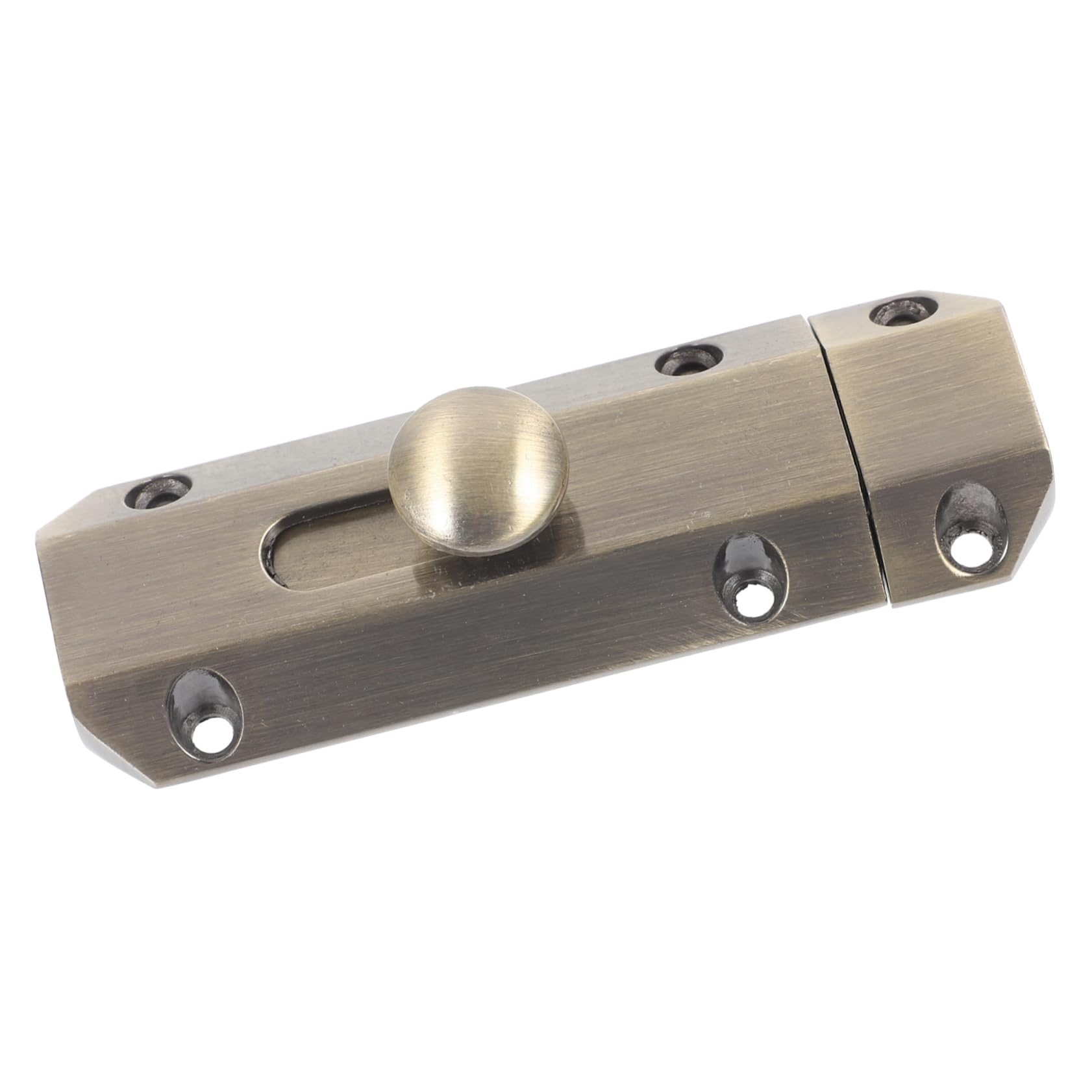 SHINEOFI 5 Pezzi Serratura Scorrevole per Porte e Finestre Chiavistello Sicurezza Retro Facile Installazione e Resistente Adatta per Interni Ed Esterni per Bagni Cucine e Camere da Letto