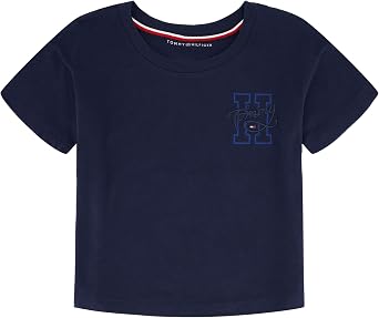 Tommy Hilfiger Girls Tommy 1985 Flag Tee Big Kids