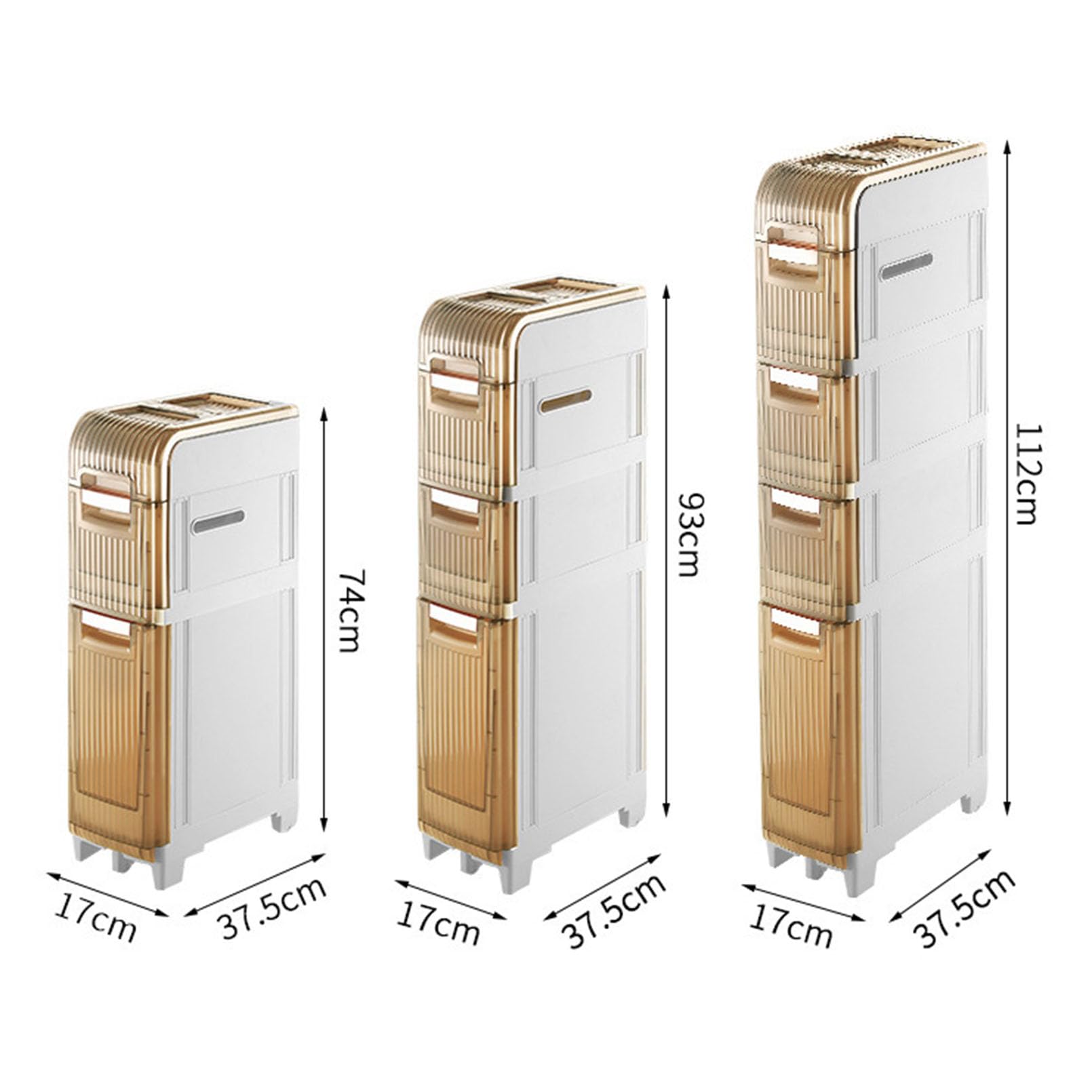 Aparador de baño con costura Ultra estrecha, mueble de cocina de Pie con cajones transparentes y ruedas, armarios independientes para armarios, dormitorio y lavandería.