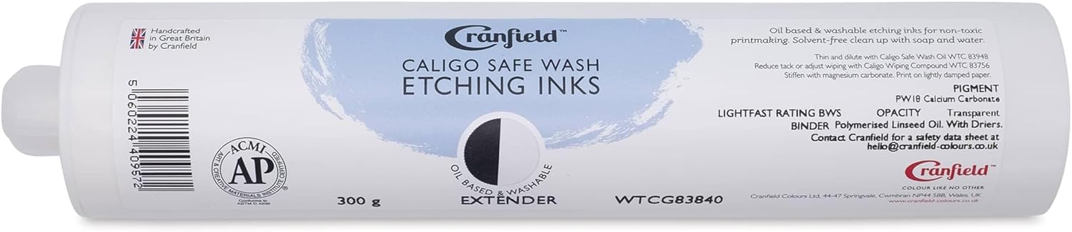 Cranfield Caligo Safe Wash Etching Ink Extender - 300 g, Cartridge