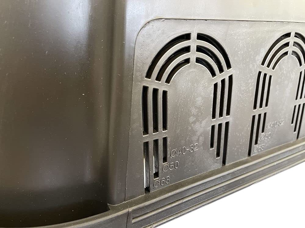 Ventilbox 14' Jumbo Bewässerung 64 x 53 x 30 cm, Ventilkasten, Bis zu 8 Magnetventile