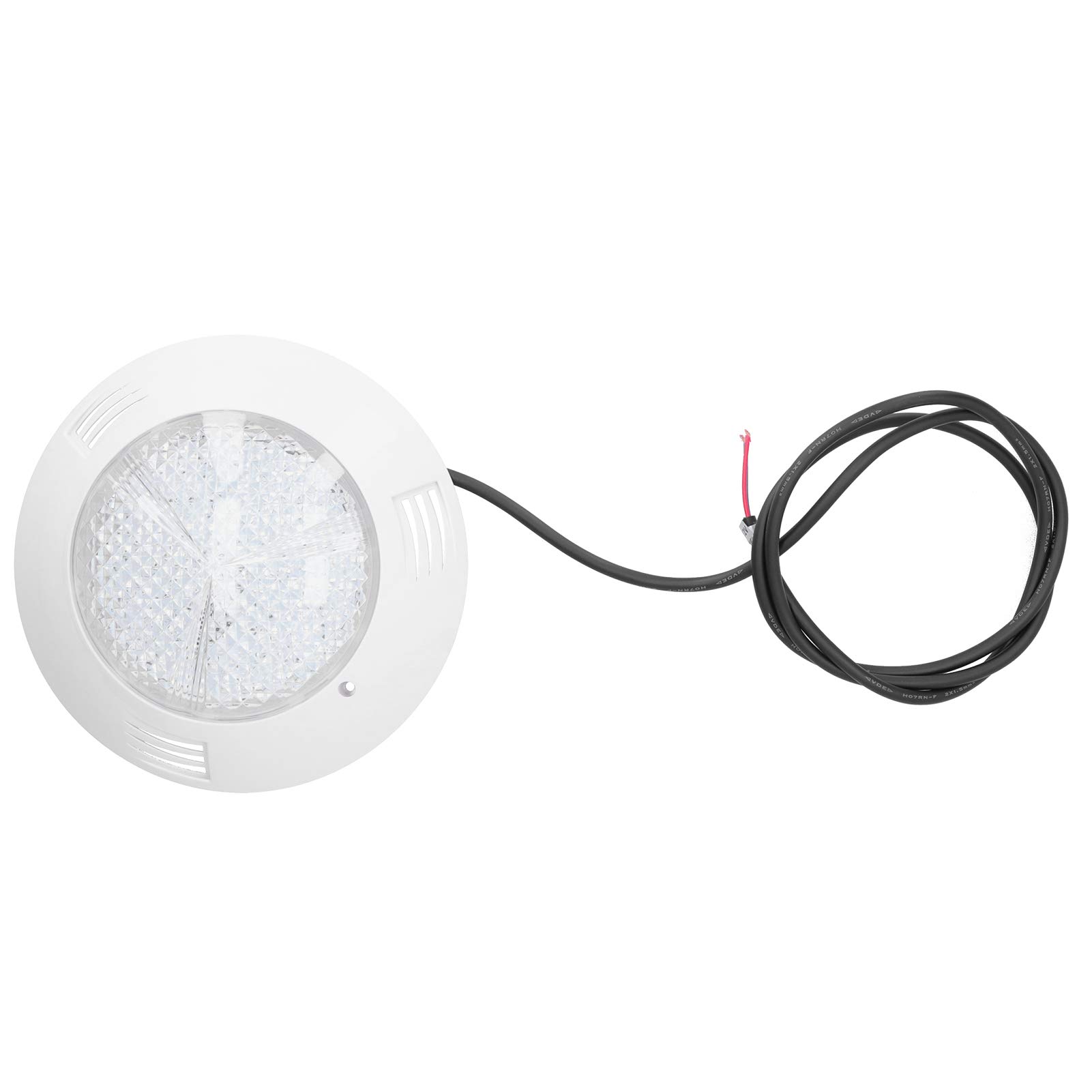 Fafeicy Wodoodporna Podwodna LED IP68, Biała Lampka do Basenu o Niskim Napięciu 12 V z Chipem SMD2835 do Oświetlenia Akwarium w Basenie (25W)