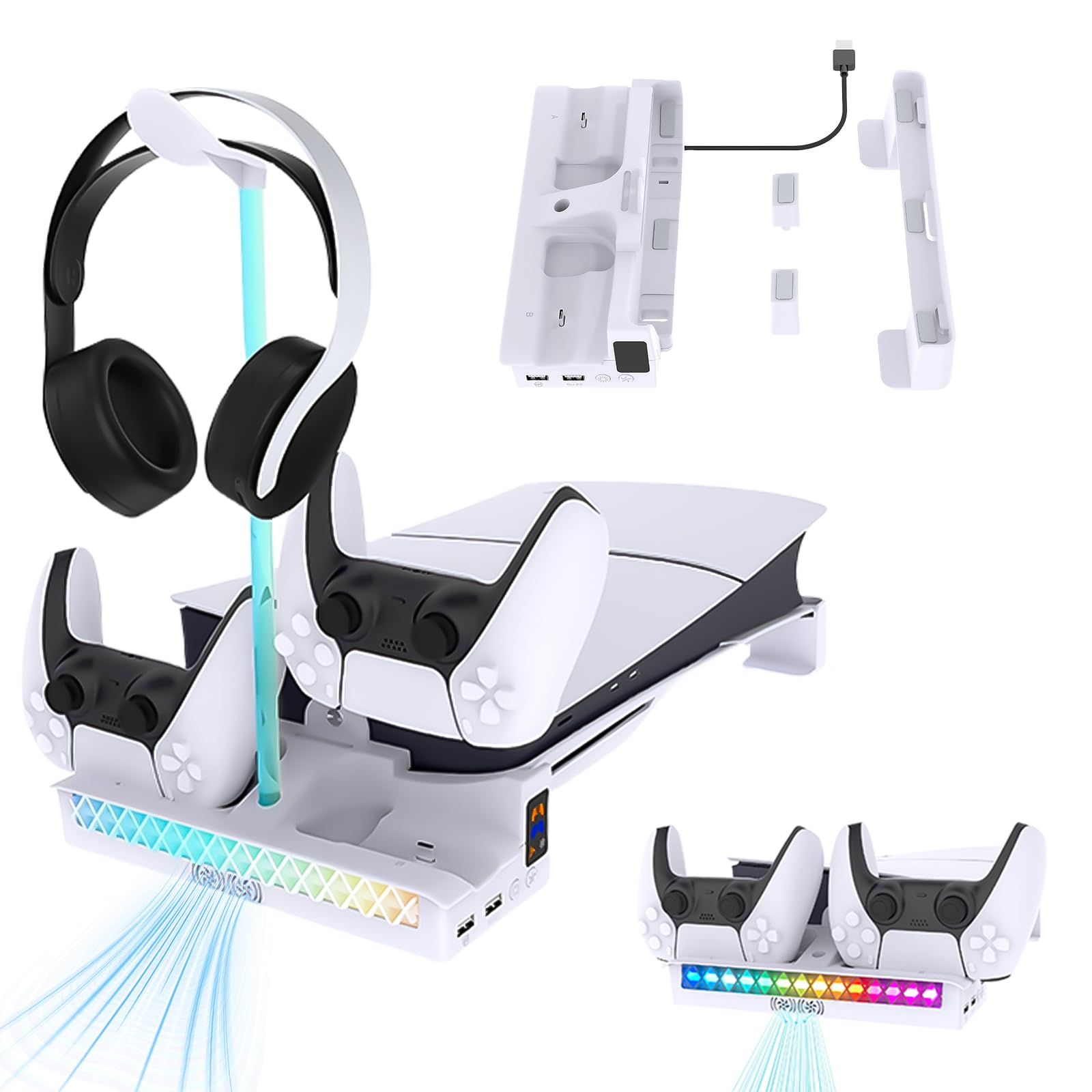 Amazon.co.jp: PS5 Slim/PS5 Pro用 横置きスタンド PhyiFlbey PS5本体 