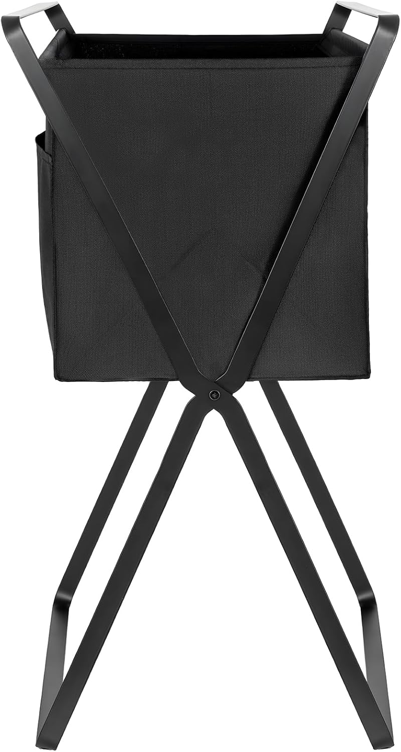 TORIBIO ランドリーバスケット 高床式 折り畳み 自立 コンパクト 一人暮らし 洗濯物入れ ランドリーかご 洗濯カゴ ランドリ