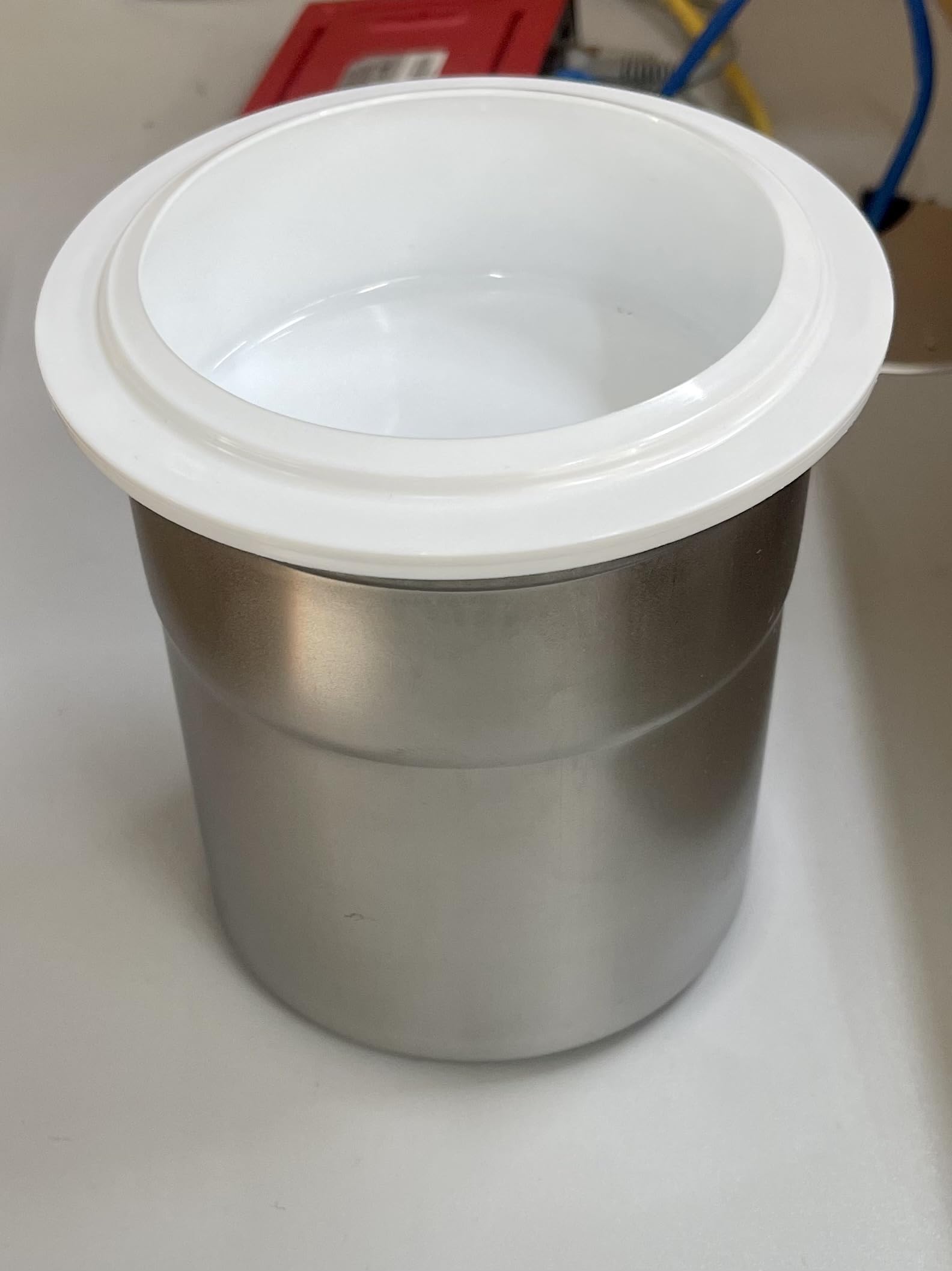 Generisch Pacojet - Set di 10 tazze con coperchio, in acciaio cromato e acciaio INOX