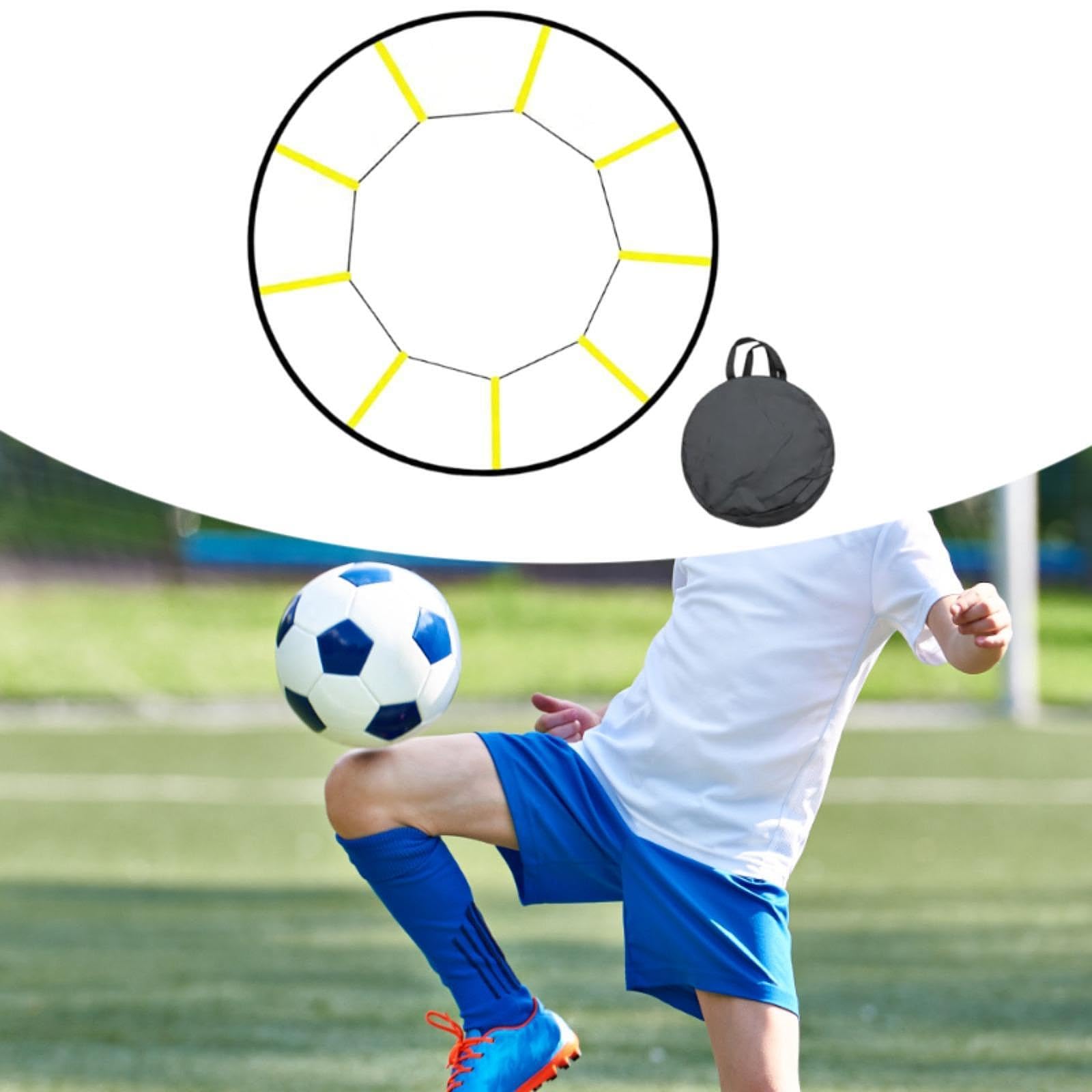 kowaku Escalera de Agilidad para Entrenamiento Equipo de Agilidad para Fútbol Escalera de Velocidad para Ejercicios Escalera para Coordinación Fabricada en P