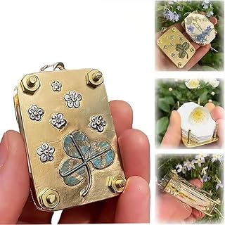 SMORBRID Micro Flower Press Plants Art & Crafts Metal Flowers Pressing, Microwave Flower Press, DIY Pressed Plant Preservation Kit Art for Arts and Crafts Lovers Gifts (Leaf)