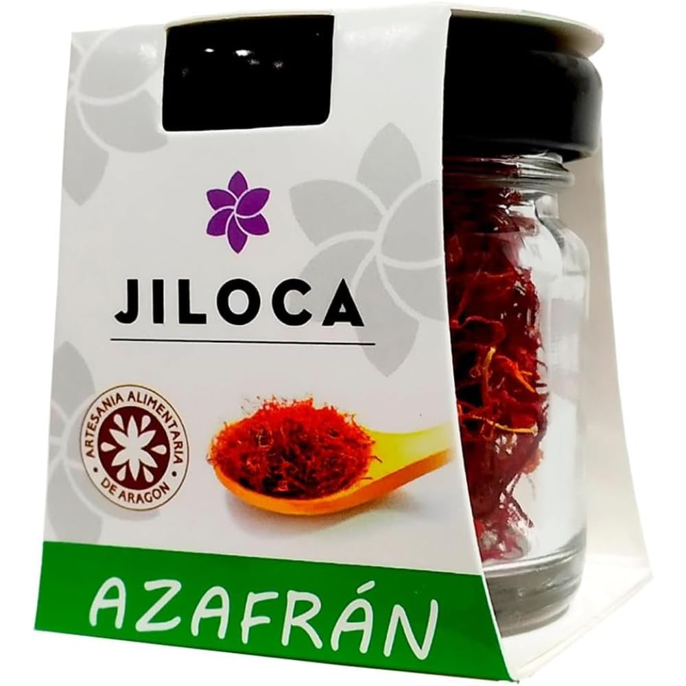 Azafrán en Hebras Ecológico Español (Cat. I - ISO 3236). Sabor en Estado Puro. Especias para cocinar. Azafrán de Última Cosecha en Bote de Cristal (1, 1gr)