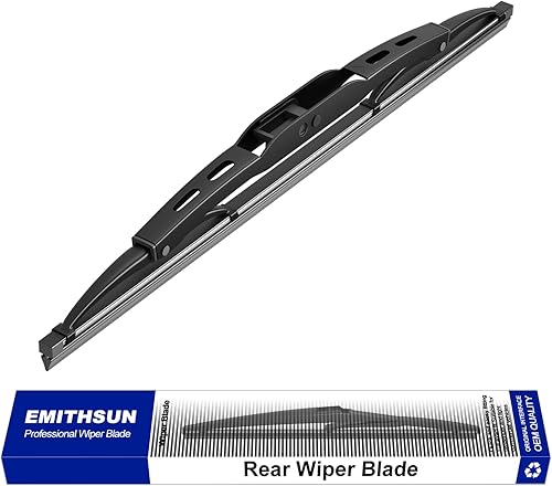 EMITHSUN® Escobillas limpiaparabrisas traseras de repuesto de 10 pulgadas para Chevrolet Trax 2022-2013/Jeep Compass 2017-2007/Jeep Patriot