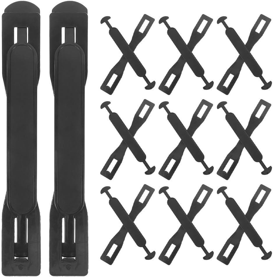 Hemobllo 50-Pack Cardboard Box Handles 6.88x1.02x0.39in Plastic Replacement Carry Straps 11.64oz Lightweight for Moving Shipping Storage