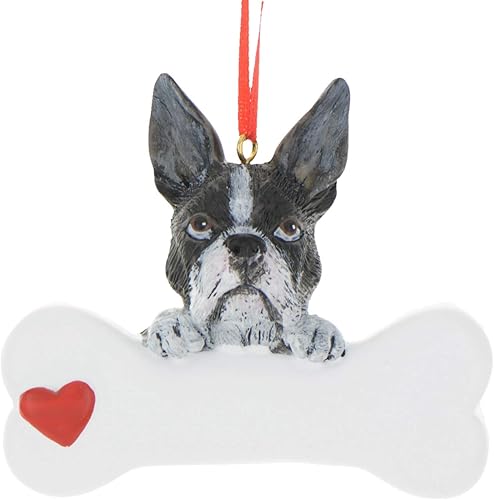 Miniatura 5 de Adornos de Navidad personalizados para perros 2024  Adornos de hueso de perro Golden Retriever para amantes de los perros, adorno de primera Navidad