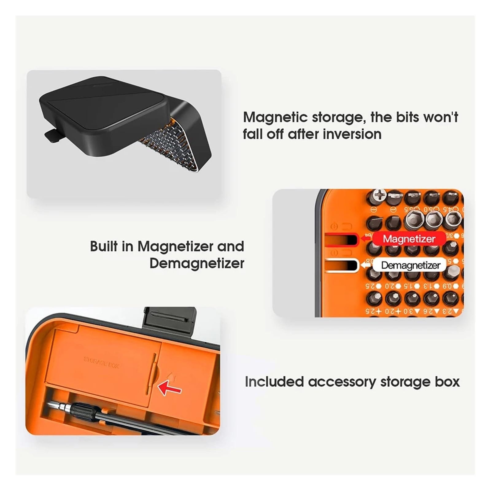 Set di cacciaviti Kit di Punte for Viti Torx Phillips magnetiche con Strumenti for PC del Telefono di Riparazione della Chiave di rimozione del Driver Elettrico (Size : 115 in 1 Red)