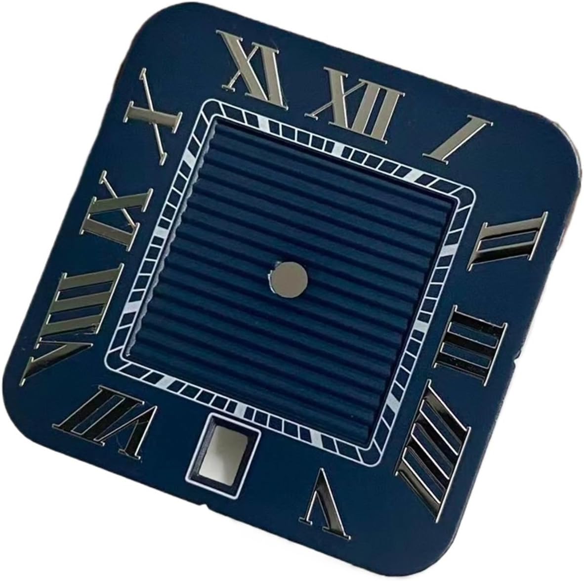 NH35 27mm Santos Square Dial Customizable Logo Dial White/Black/Blue/Green/Brown Dial No Luminous Fit NH35 NH36 NH38 Movement