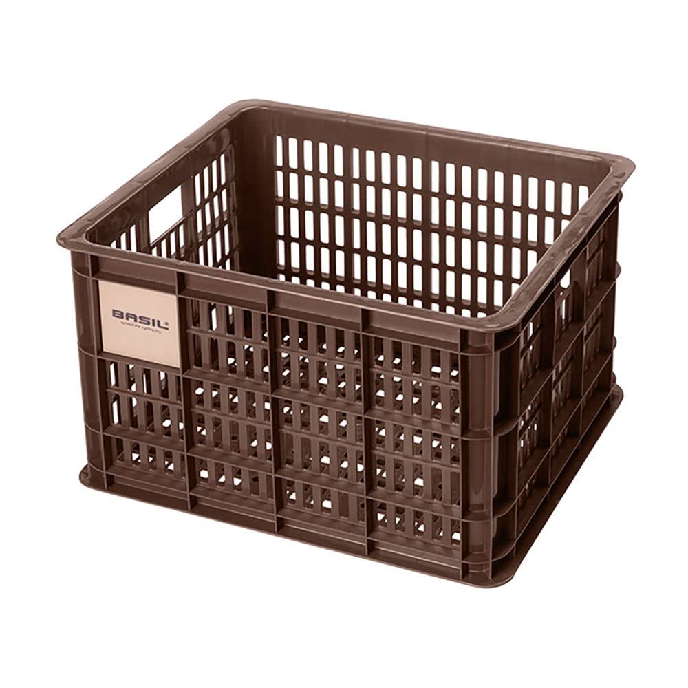 Basil B.V. Crate Unisex Adult Bicycle Box, Brown, 45.25 x 35 x 25 cm