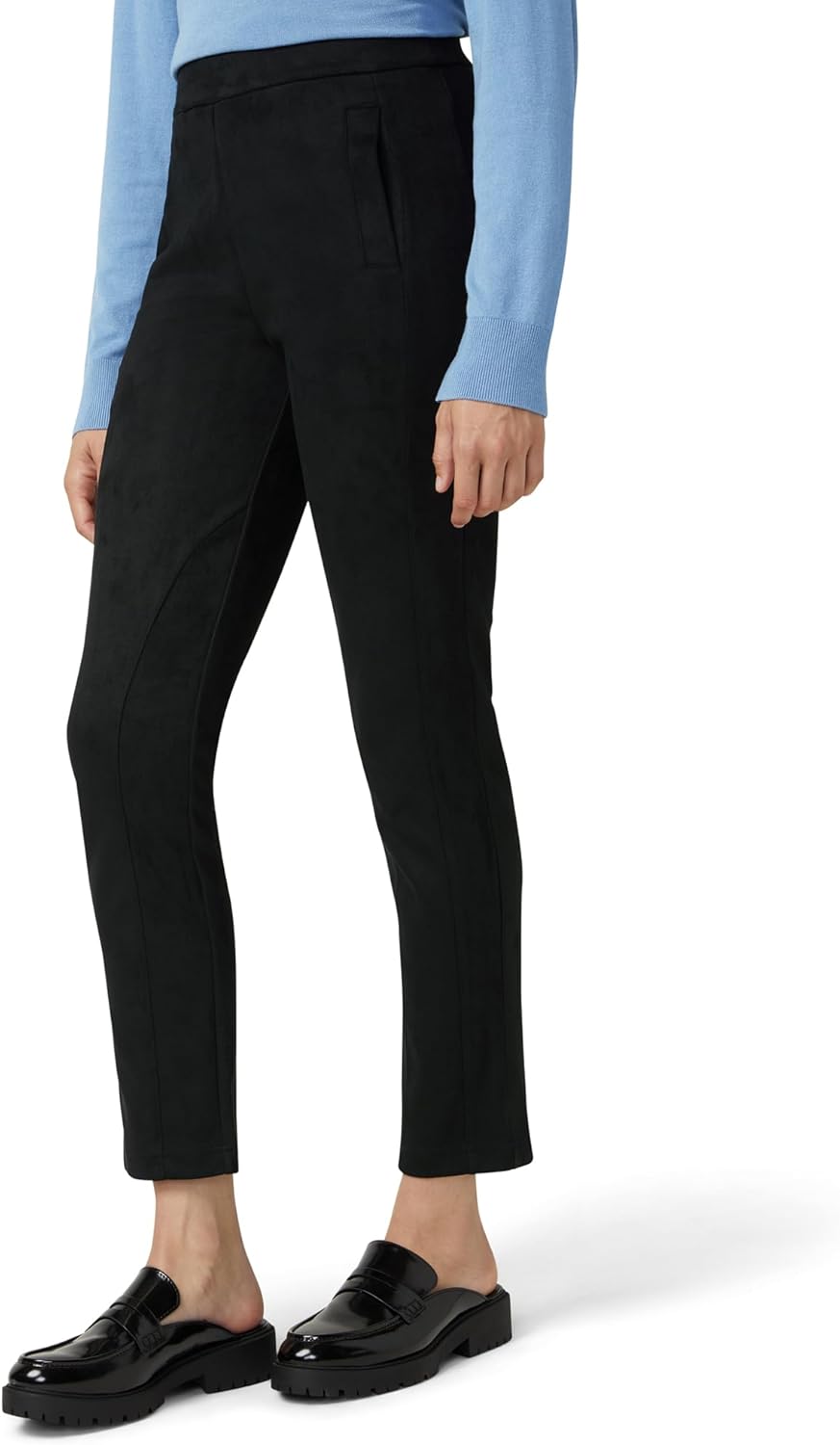 HUE Womens Suede Pull-on Pant - Image 3