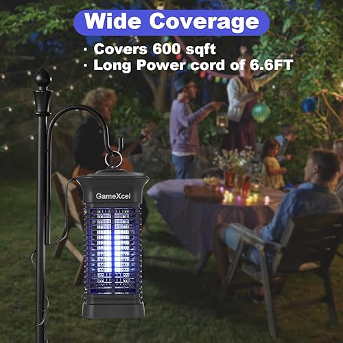 Miniatura 7 de Matamoscas eléctrico para matamoscas Zap, paquete de 2 y matamosquitos eléctrico para exteriores