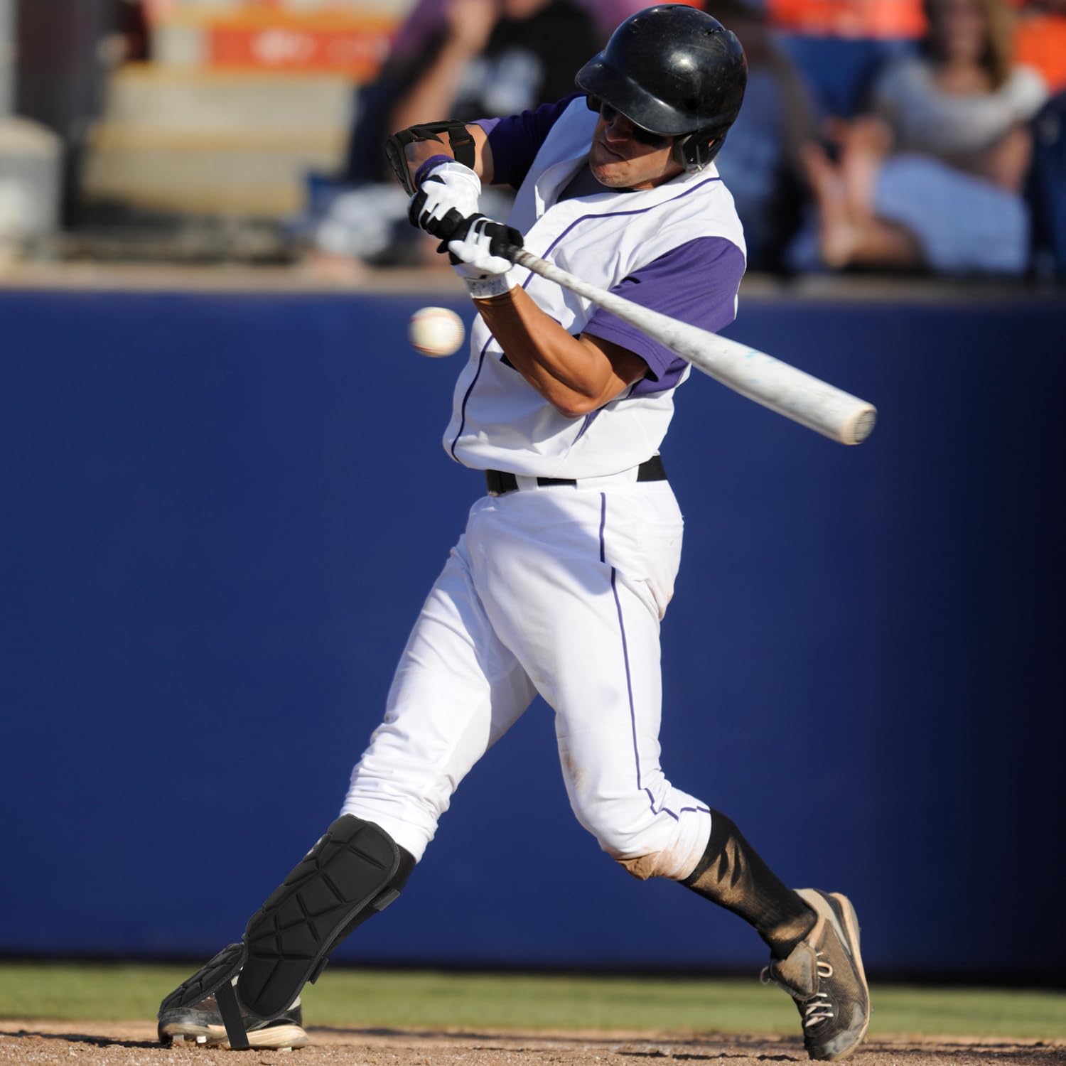 Cienfy Batter's - Protector de pierna de béisbol con correas ajustables, para jóvenes y adultos