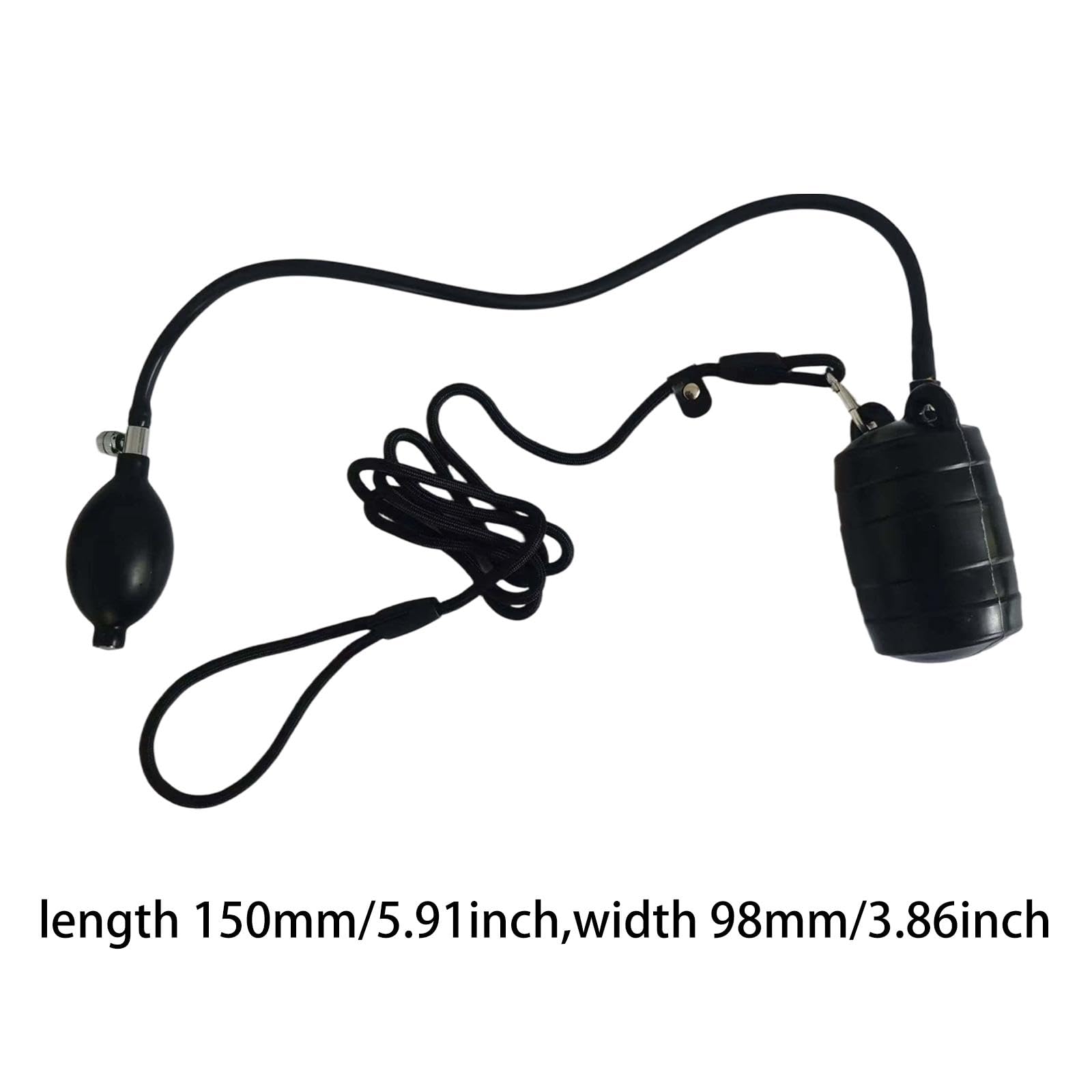 Tappo Gonfiabile per Tubazioni Pallone Gonfiabile per Test Fognario Bloccaggio Tubo Accessorio Manuale Pratico Adatto per Sistemi di Scarico, Dn100 Dn110