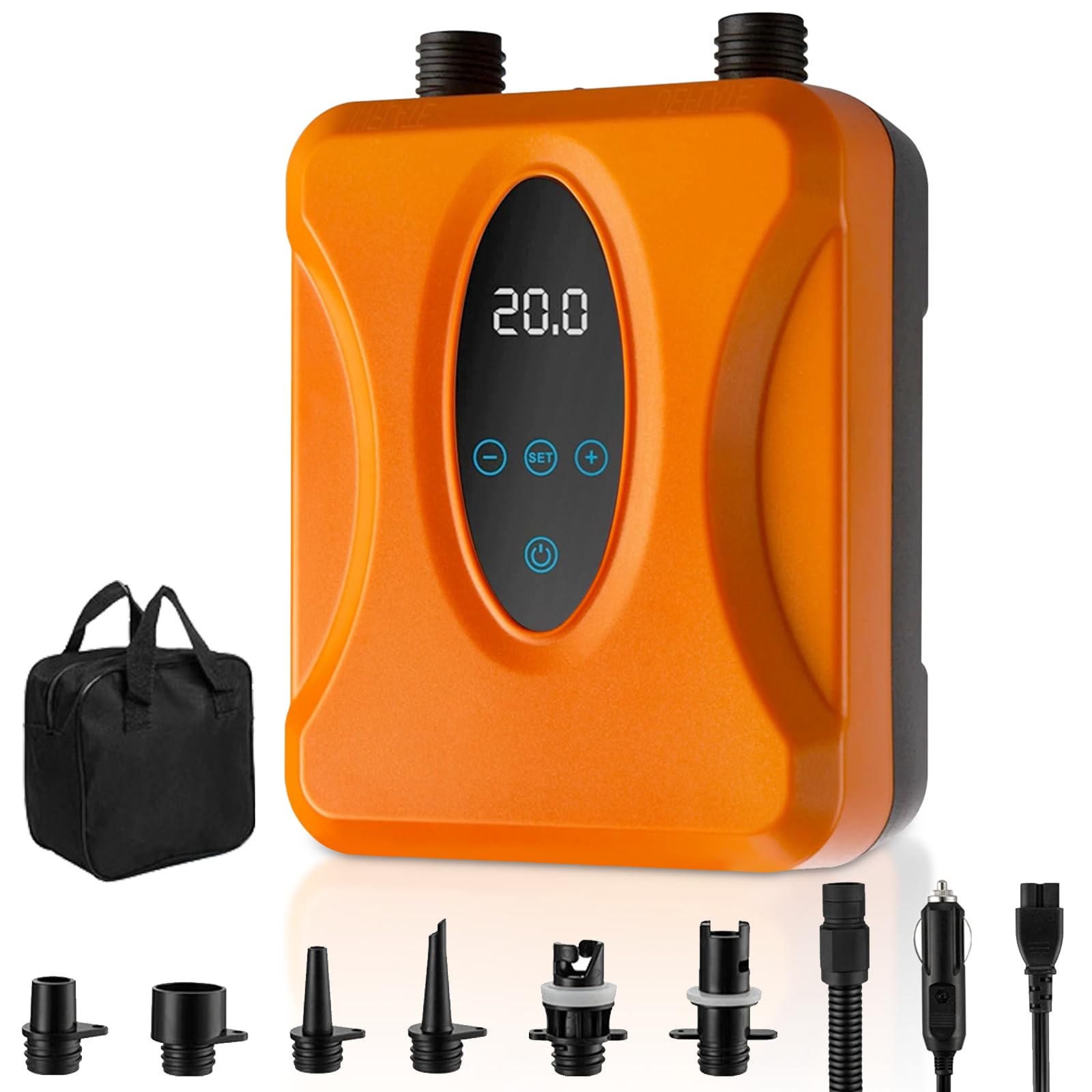 Pompe SUP électrique avec batterie – Rechargeable, inflation / déflation intelligente