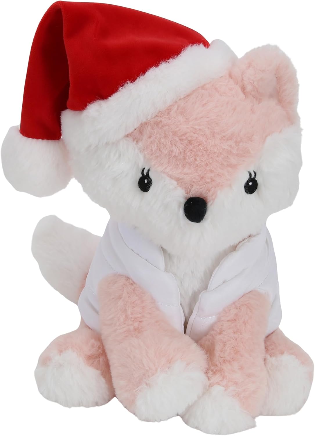 Lambs & Ivy Autumn Pink Fox Holiday/Christmas Plush Stuffed Animal Toy