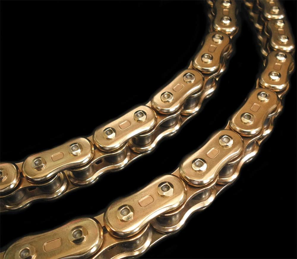 EK Motor Sport "EK Chain 520 Z 3D Premium Chain - 120 Links - Gold