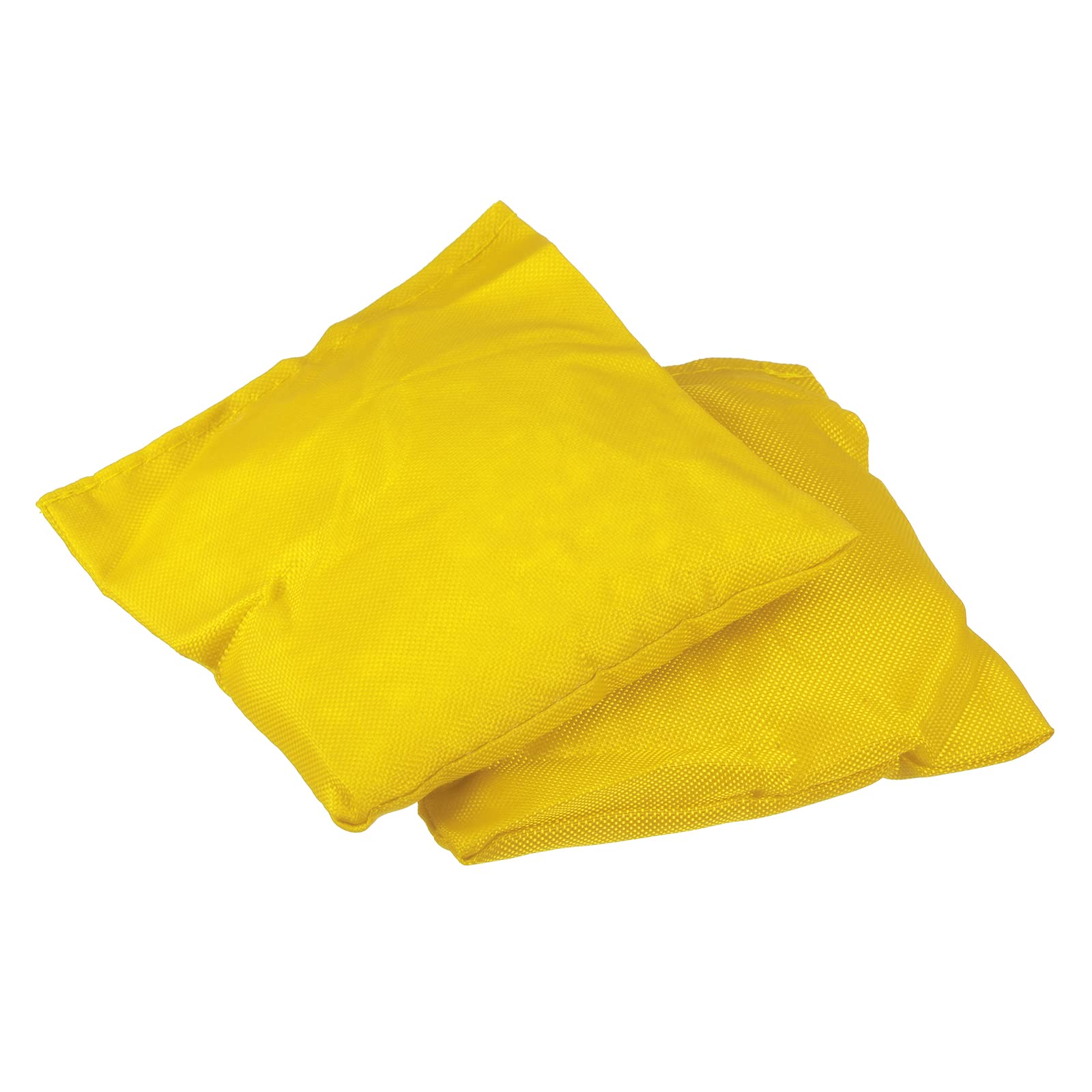 PATIKIL Cornhole Bean Bags, 2 Pack Canvas Sandbag for Carnival Outdoor Yard Party Hand Tossing, Yellow