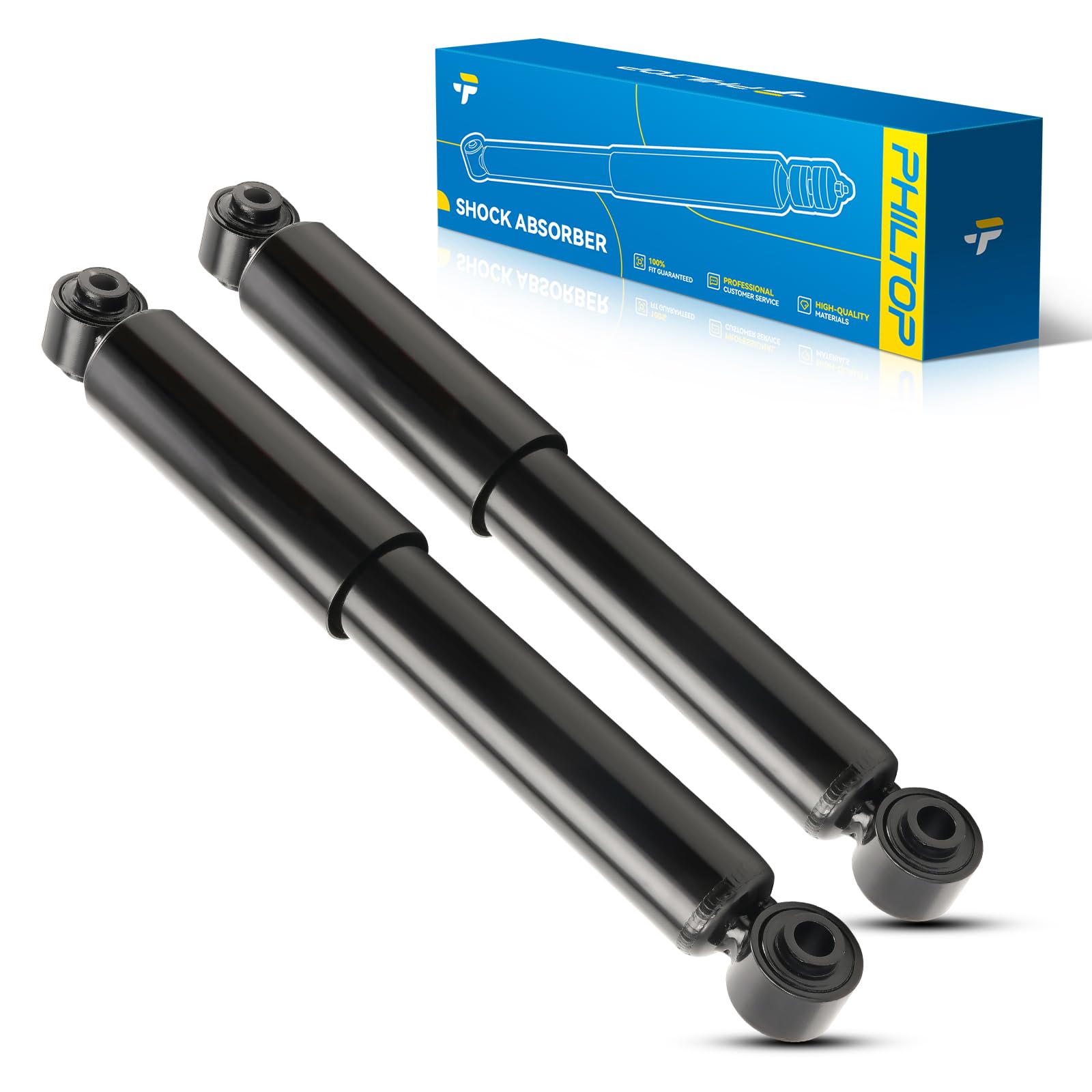 PHILTOP Set of 2 Rear Shocks for 2004-2007 Ion 2.2L, 2003 Ion