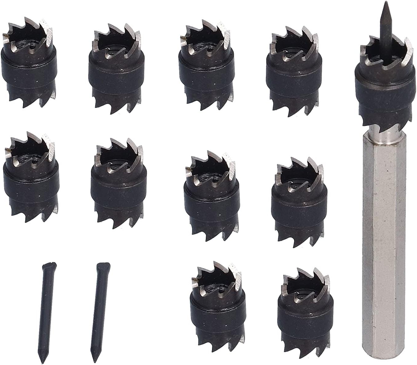 Fafeicy Spot Weld Cutter Spot Welding Drill Bit Weld Drill Tool High Speed Steel Double Sided Blade 3/8 Inch Stable Drilling Low Cut Resistance for Removing Welded Panels