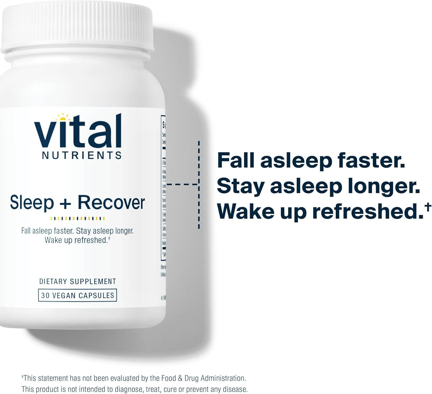 Vital Nutrients Sleep + Recover, 30 Capsules — Amazon image 3