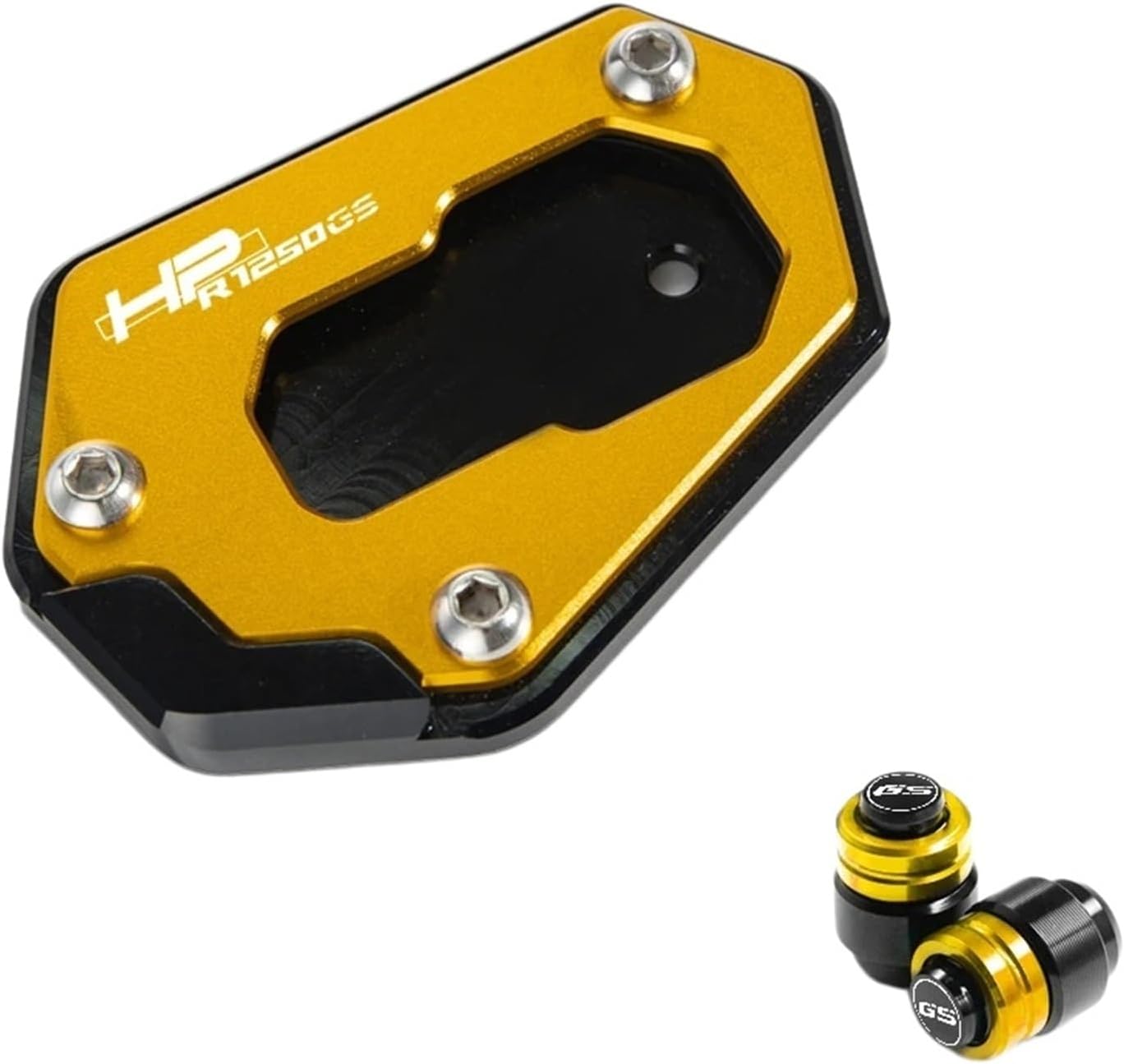 Motorcycle Kickstand Enlarge Plate For B&M&W R1-250 GS R 1-250 GSA Adventure Rallye HP Motorcycle Side Stand Enlarged Extension Bracket Accessories