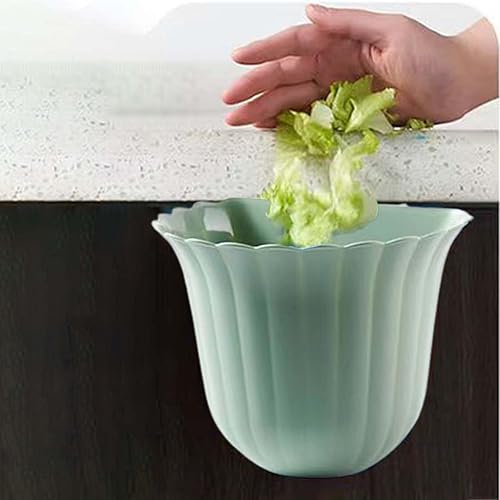 Miniatura 4 de KLKCMS Bote de basura de escritorio, soporte para utensilios de cocina, macetas de flores, contenedor de plantas, cesta de basura de papel para