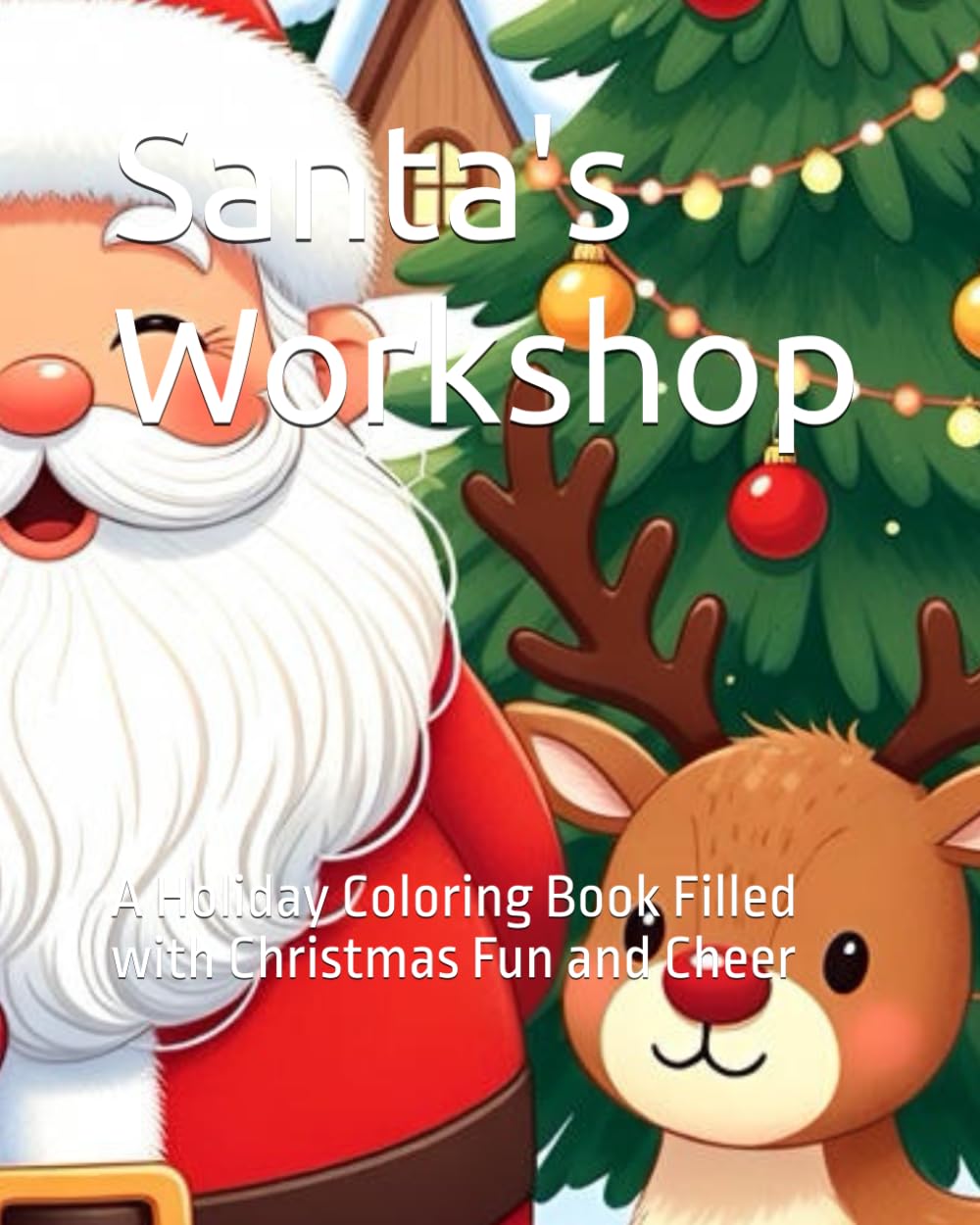 Santa's Workshop: A Holiday Coloring Book Filled with Christmas Fun and Cheer