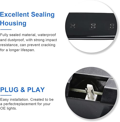 Miniatura 4 de SHINEFIT Tercera luz de freno de montaje alto compatible con Cooper R50 R53 2002-2006, lente ahumada