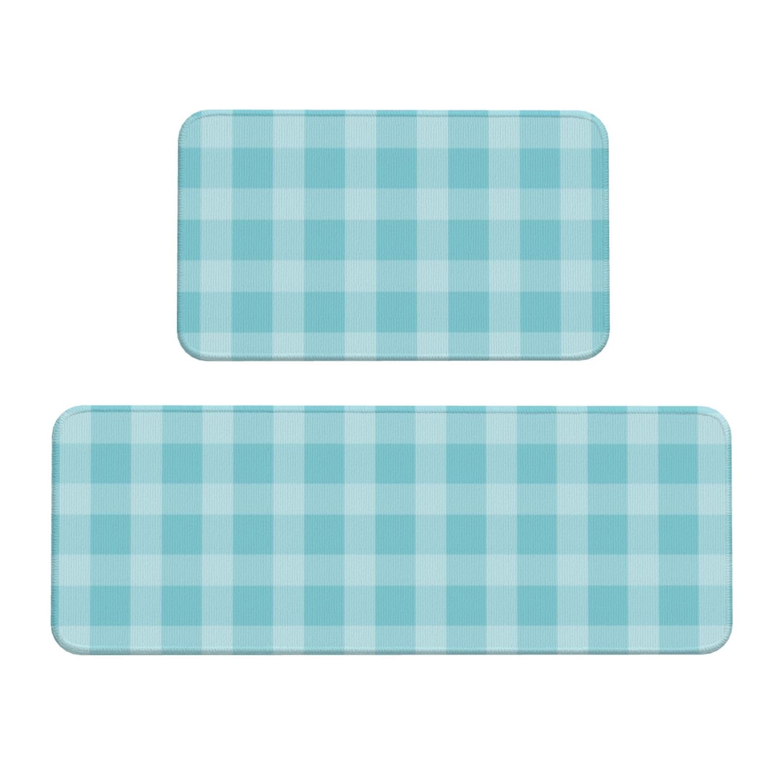Tapis de cuisine antifatigue lavable : lot de 2 tapis antidérapants maison