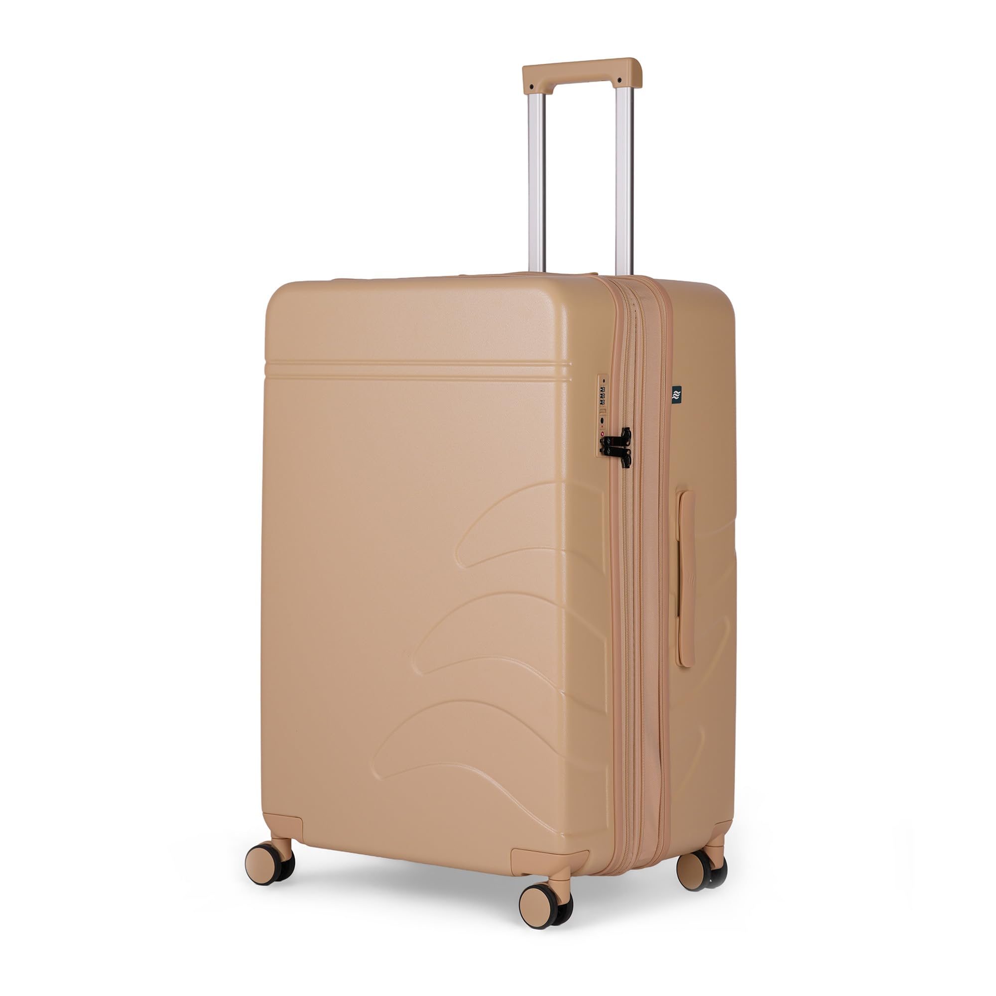 the assembly Assembly Expandable Luggage 28 Inches Premium Polycarbonate Check-in Large Trolley Bag for Travel with Packing Organisers Set (130L,Beige)-Flowe-picture-12