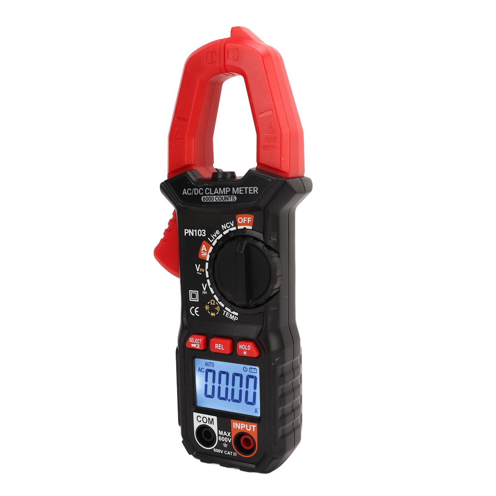 Digitales Zangenmessgerät, 6000-Count-Wechselstrom-Gleichstrom-Multimeter