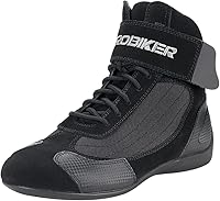 HEROBIKER Men's Motorcycle Combat Boots: Ankle Protection, Anti-Slip Sole for Racing, Hiking, Work Boots