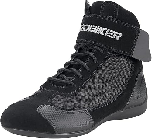 HEROBIKER Botas de combate para motocicleta, senderismo, trabajo al aire libre, zapatos de tobillo medio para hombres
