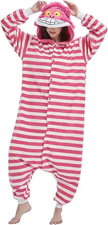 ressber Unisex Adult Onesie Pajamas Animal One Piece Halloween Costume Christmas Sleepwear Jumpsuit