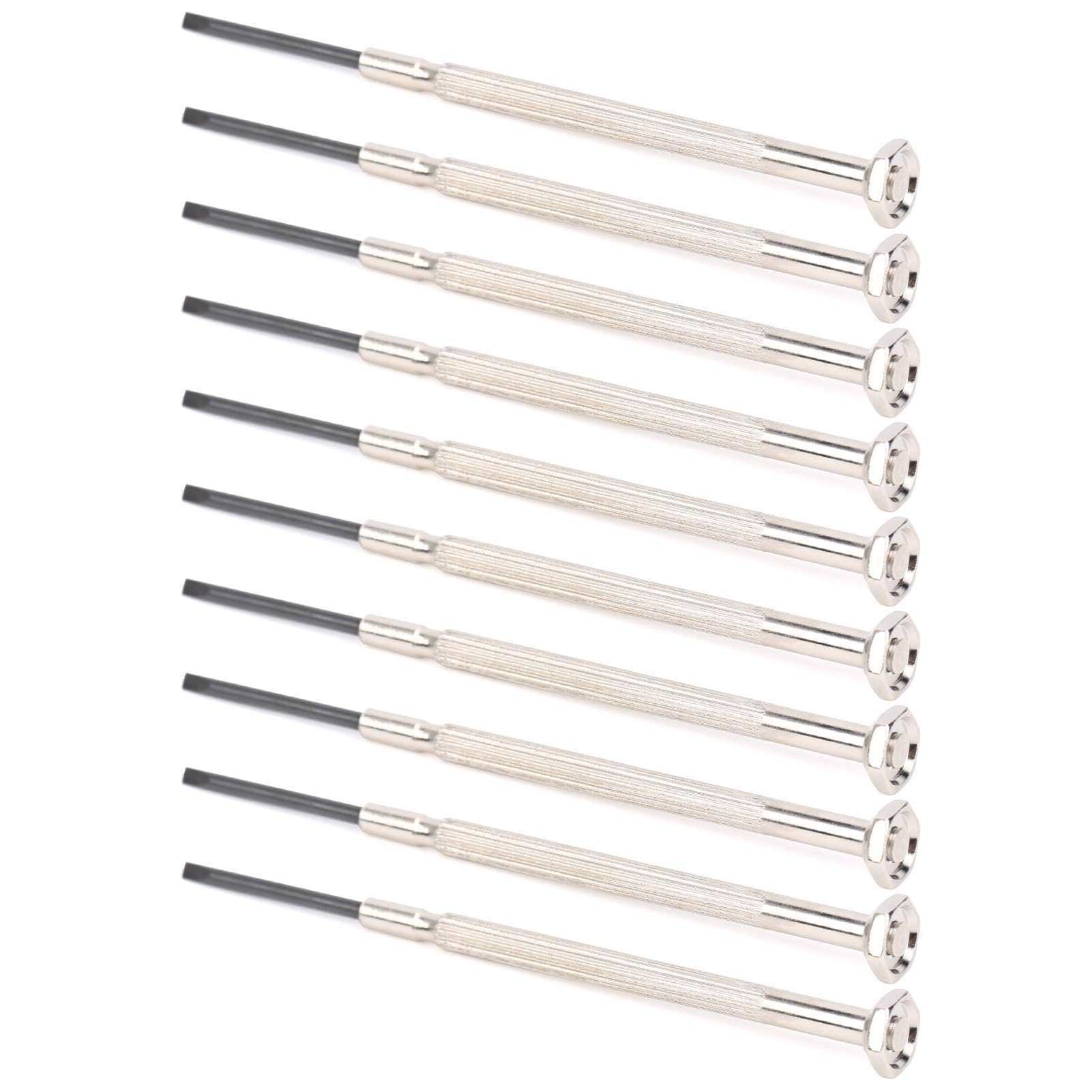 10PCS Set di cacciaviti professionali Manutenzione Riparazione di strumenti di cacciavite per flauto clarinetto sassofono