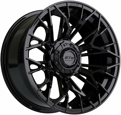 Miniatura 4 de GTW Combo de ruedas y neumáticos para carrito de golf de 15 pulgadas  GTW Stellar ruedas negras mate en 21540-R15 (22") Fusion GTR neumáticos