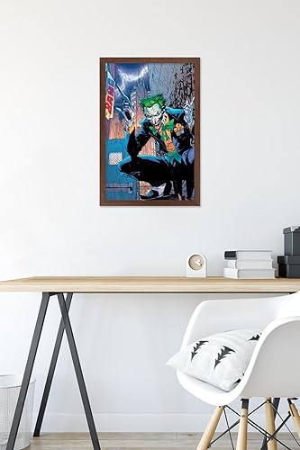 Miniatura 46 de Trends International DC Comics - Póster de pared de The Joker - Bang, 22.375 x 34 pulgadas, versión enmarcada en negro Versión enmarcada Barnwood
