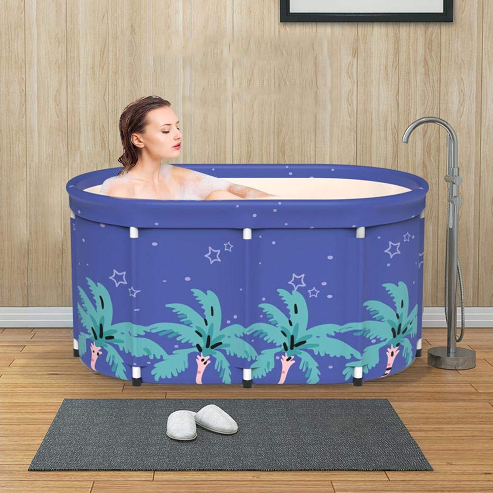 Ruilonghai 100cm Portable NonInflatable Bathtub PVC/SPA Folding Bath