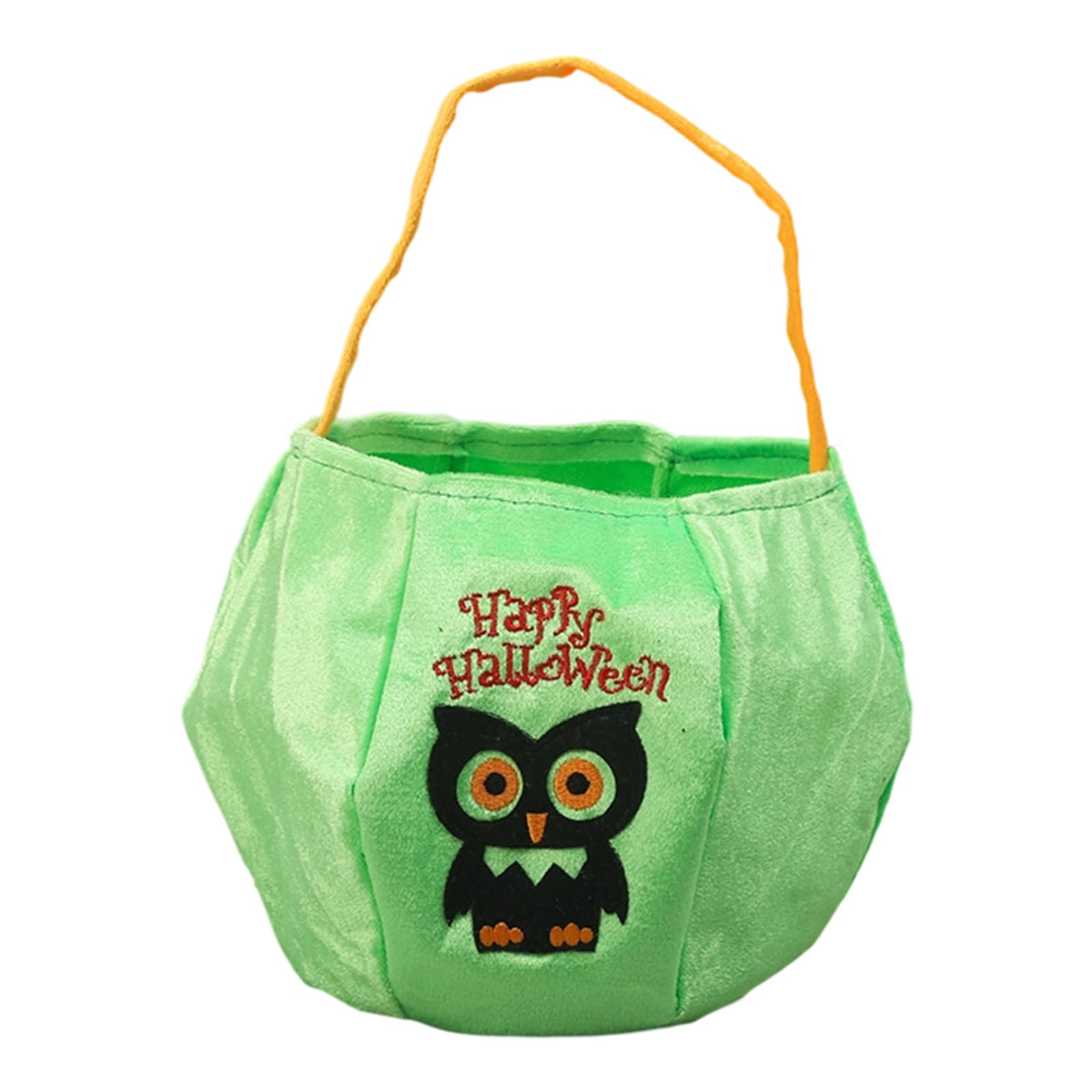 YROHGKPN Holiday Season Velvets Candy Bag Oversized Pumpkin Design Seasonal Party Essential Party Accessory for Candy Collection Gatherings Halloween Pumpkin Bag