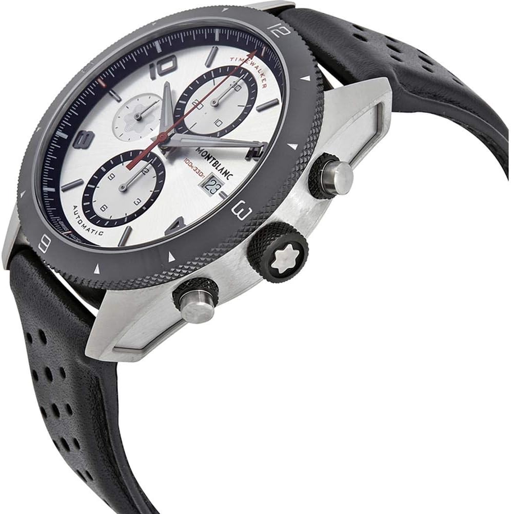 Montblanc TimeWalker Chronograph Automatic Silver Dial Men's Watch 116100