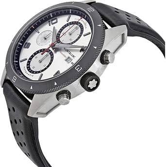 Montblanc TimeWalker Chronograph Automatic Silver Dial Mens Watch 116100, Silver, Chronograph